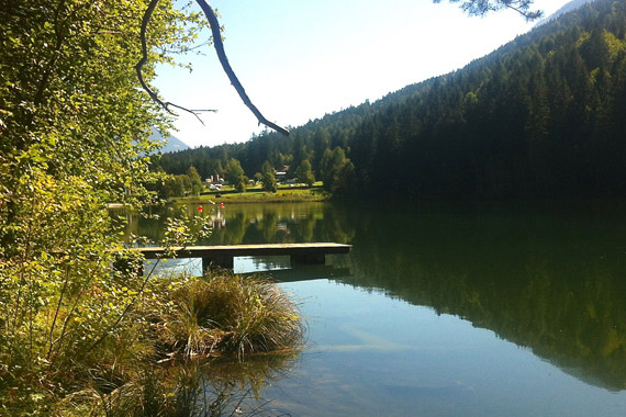 Erfrischende Abkühlung im Tristachersee