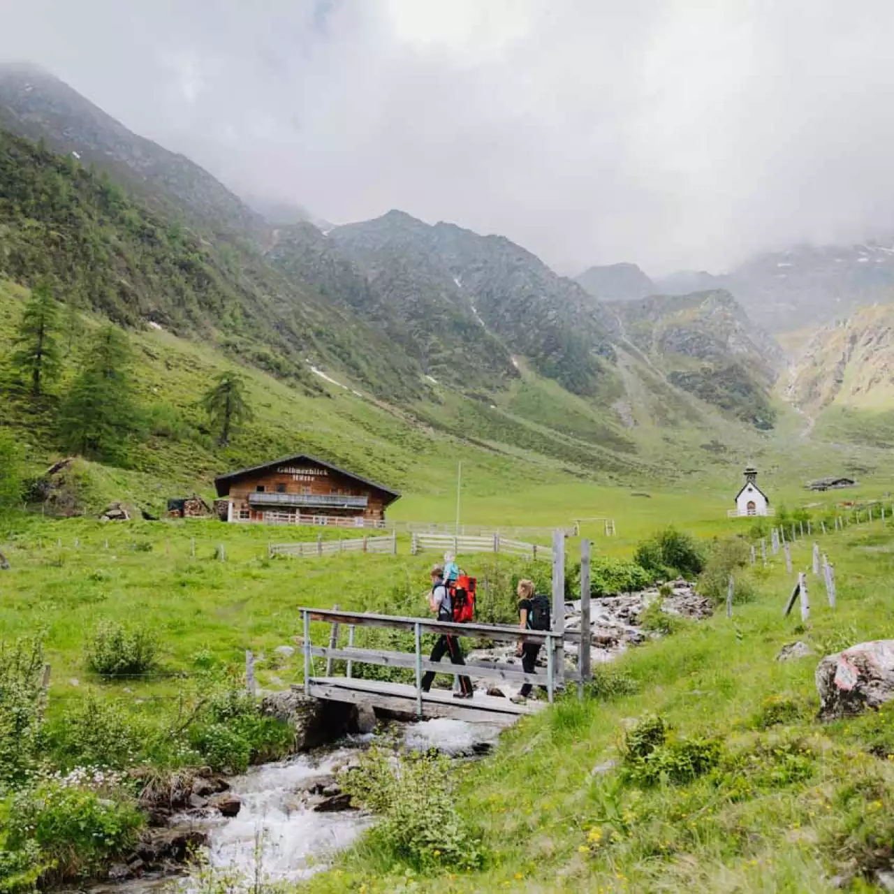 01 Ferienhaus Sonnenhang Familienwanderung