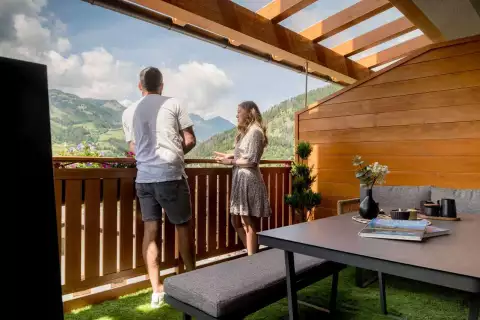 08 Ferienhaus Sonnenhang Balkon