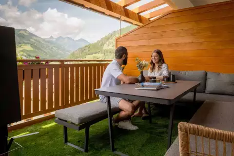 07 Ferienhaus Sonnenhang Balkon